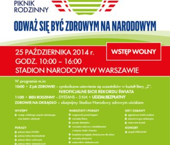 odWAŻ SIĘ być zdrowym na NARODOWYM!