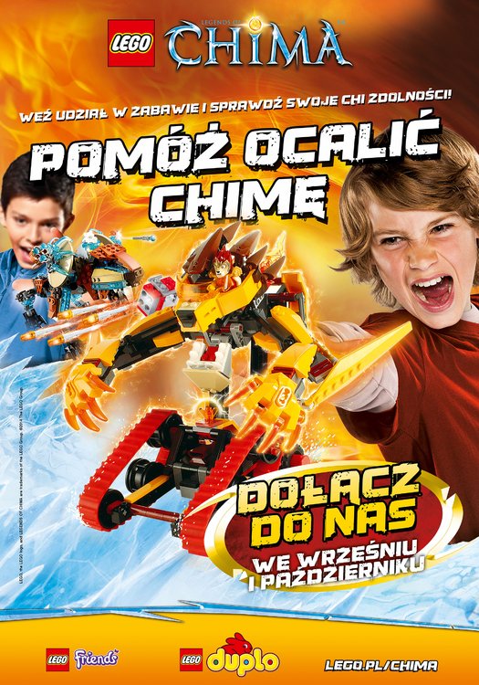 Świat klocków LEGO Chima w Galerii Krakowskiej