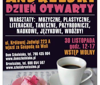 Darmowe andrzejkowe warsztaty dla dzieci