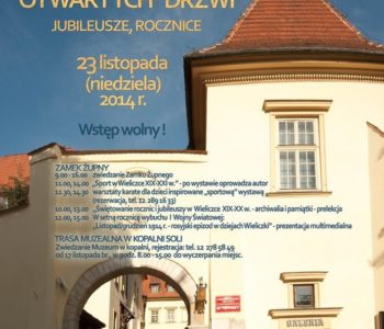 Dzień Otwartych Drzwi w Muzeum Żup Krakowskich