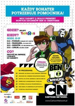 Dzięki wielkiemu Omnitrixowi Cartoon Network zmieni dzieci i ich pomocników w superbohaterów!