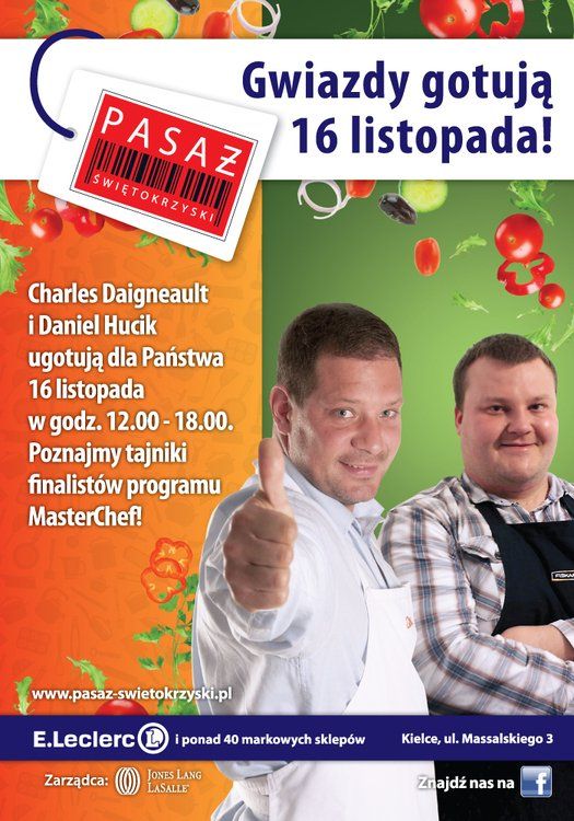 Finaliści Master Chefa gotują w Pasażu Świętokrzyskim! Kielce