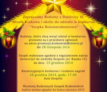 Konkurs Rodzinna Szopka Krakowska