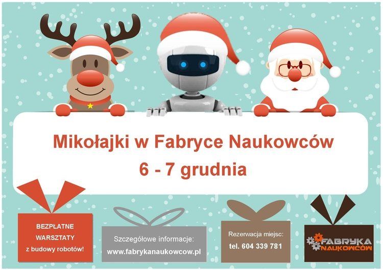Mikołajki w Fabryce Naukowców! Gliwice, Katowice