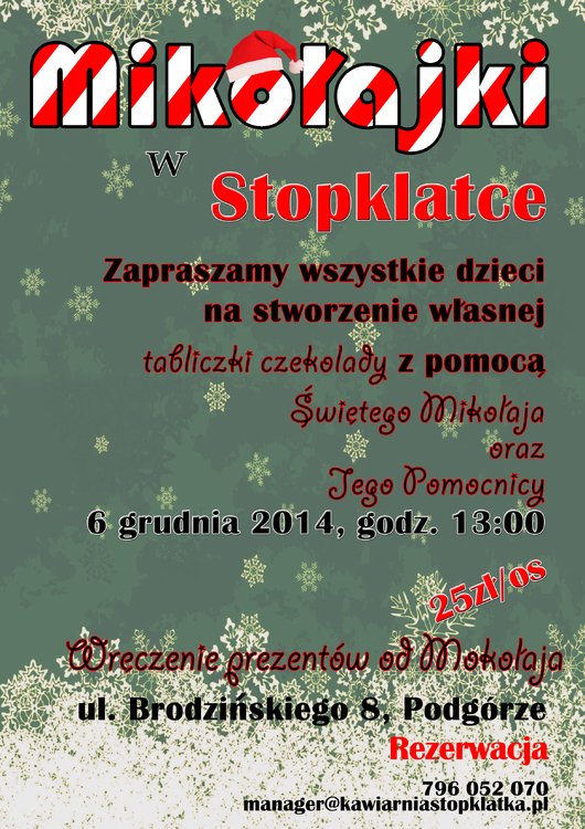 Mikołajki w Stopklatce!