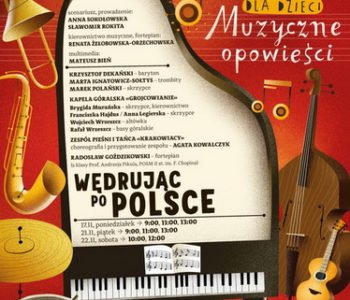 Muzyczne opowieści, czyli koncerty dla dzieci w Filharmonii Krakowskiej