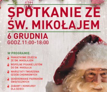 Spotkanie ze św. Mikołajem w CH Turawa Park – Opole