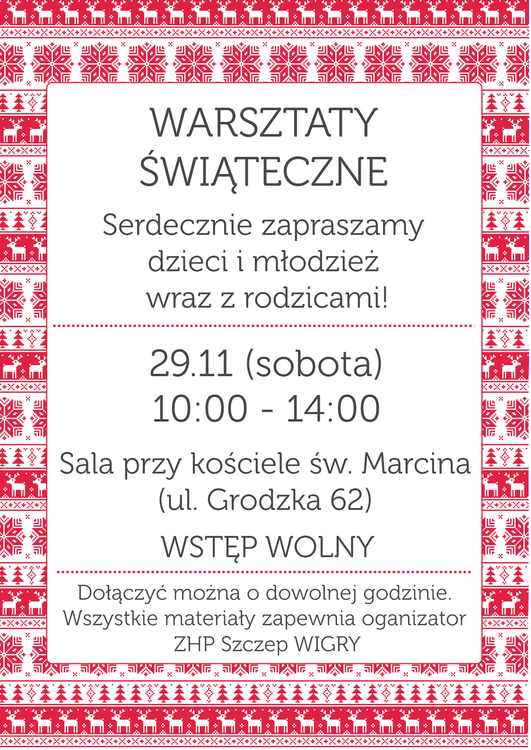 Warsztaty kartek świątecznych