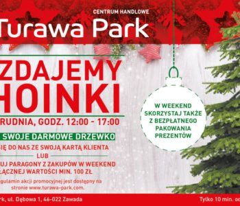 CH Turawa Park: Odbierz swoją bezpłatną choinkę! Opole