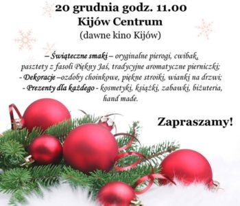 Kiermasz Świąteczne Klimaty – potrawy, dekoracje, prezenty, inspiracje