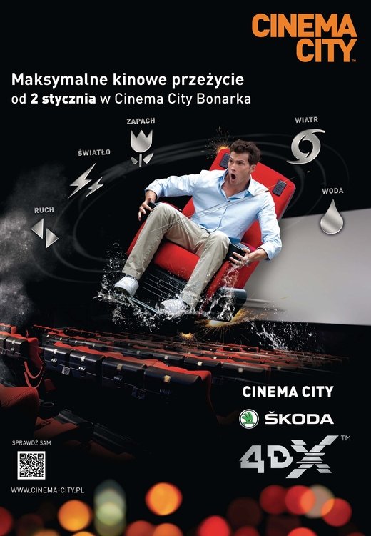 Otwarcie najnowocześniejszej sali Škoda 4DX w Cinema City Bonarka