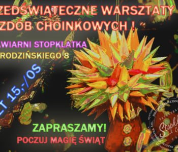 Przedświąteczne warsztaty z ozdób choinkowych!