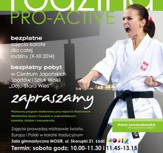 Rodzina pro-active – bezpłatne sobotnie zajęcia sportowe