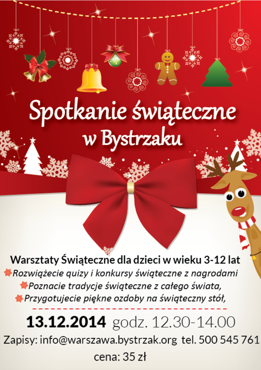 Warsztaty świąteczne w Akademii BYSTRZAK!