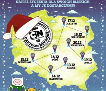 Świąteczna Poczta Cartoon Network w Łodzi