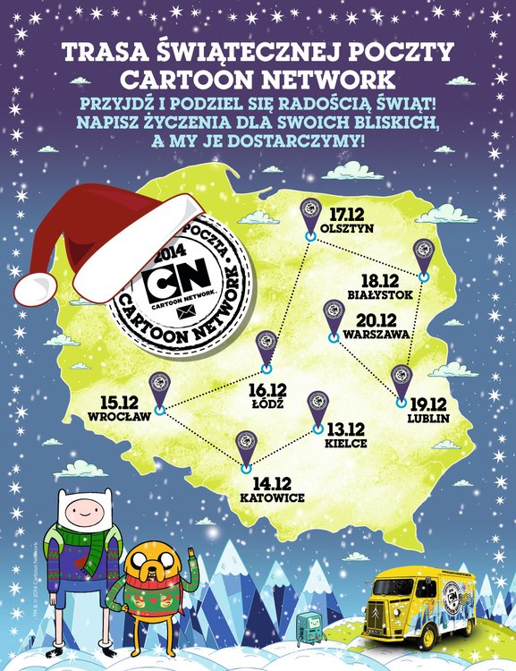 Świąteczna Poczta Cartoon Network we Wrocławiu