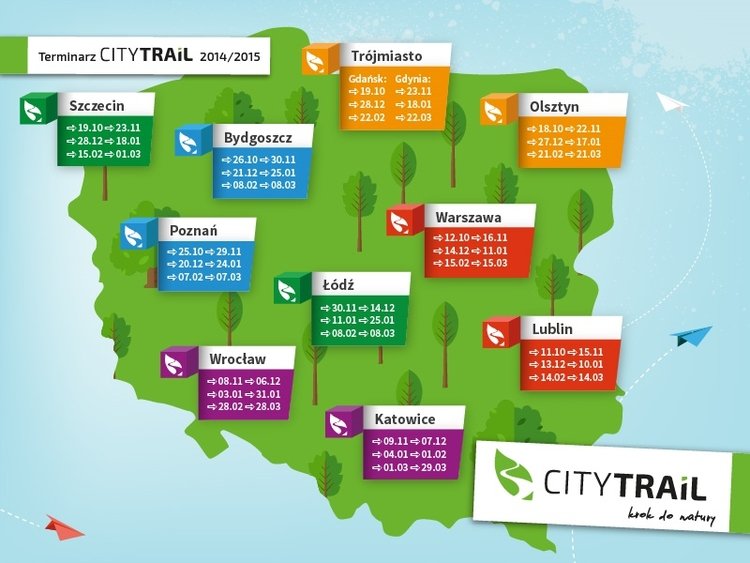 CITY TRAIL Junior – cykl biegów dla dzieci i młodzieży.