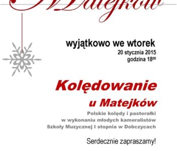 Koncert kolęd i wspólne śpiewanie