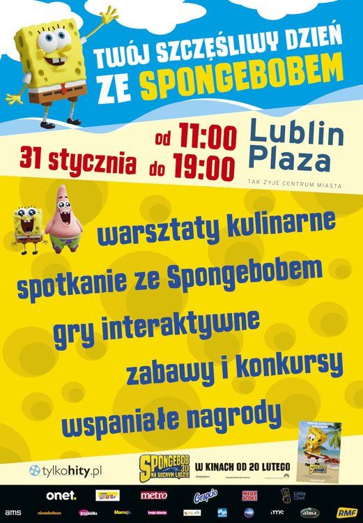 Twój szczęśliwy dzień ze Spongebobem – Lublin