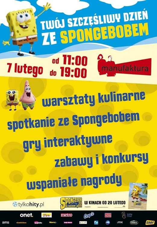 Twój szczęśliwy dzień ze Spongebobem