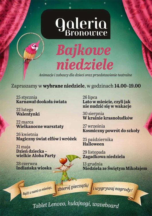 Bajkowy weekend w Galerii Bronowice