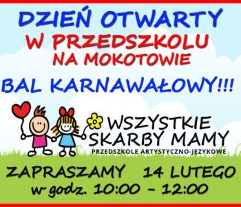 Dzień Otwarty – Bal Karnawałowy