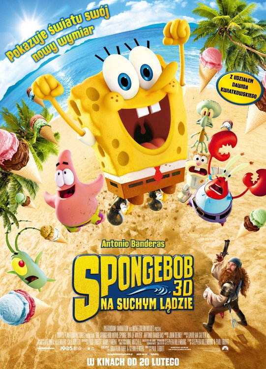 SpongeBob: Na suchym lądzie premierowo na ekranach kin sieci Multikino