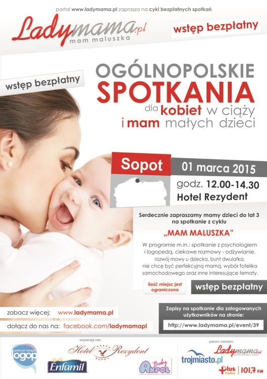 Spotkanie Lady Mama – Mam Maluszka, Sopot, 1.03.2015