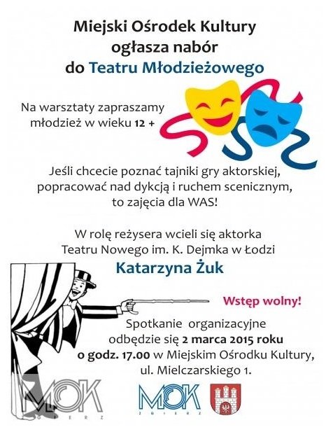 Teatr Młodzieżowy w Miejskim Ośrodku Kultury w Zgierzu