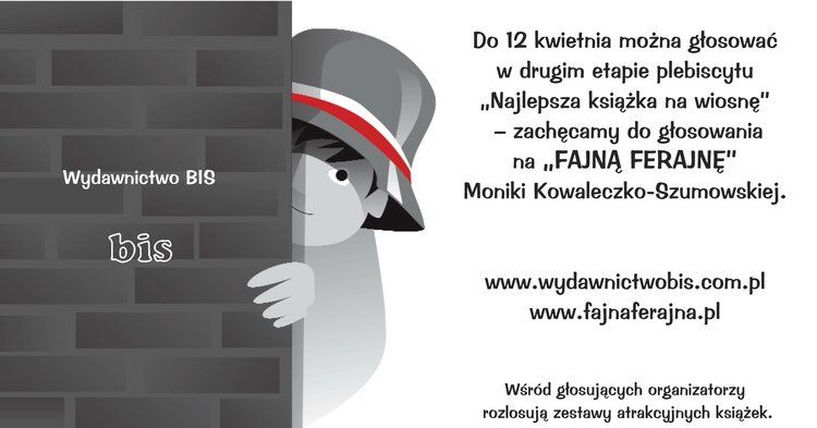 Fajna Ferajna – głosowanie w plebiscycie Najlepsza Książka na Wiosnę
