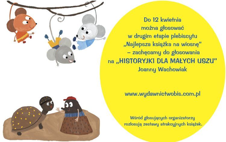 Historyjki dla małych uszu – głosowanie w plebiscycie Najlepsza Książka na Wiosnę