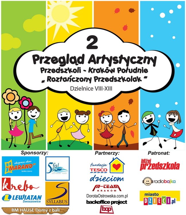 II Przegląd Artystyczny Przedszkoli – Kraków Południe pt.
Roztańczony Przedszkolak