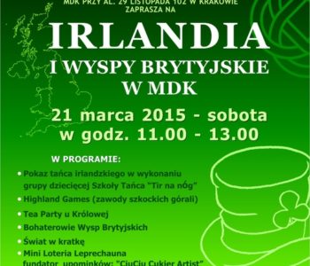 Irlandia i Wyspy Brytyjskie w MDK al. 29 Listopada