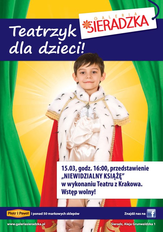 Teatrzyk dla dzieci w Galerii Sieradzkiej!