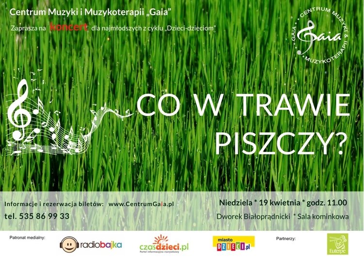 Co w trawie piszczy? GAIA wiosennie dla najmłodszych