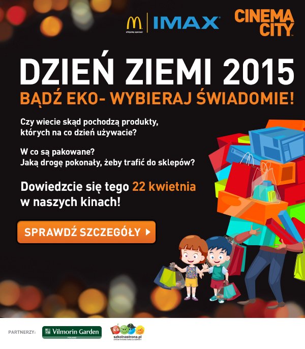 Dzień Ziemi w Cinema City