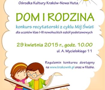 Konkurs recytatorski Dom i Rodzina