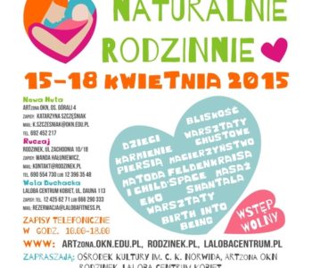 Naturalnie Rodzinnie – cykl bezpłatnych warsztatów dla rodziców i dzieci