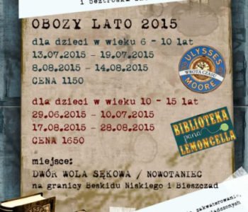 Obozy lato 2015 – Ekspedycja w głąb książek