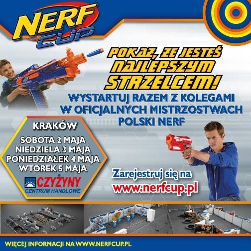 Oficjalne Mistrzostwa NERF CUP 2015 w Centrum Handlowym Czyżyny