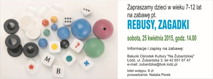 Rebusy, zagadki – zabawa twórcza