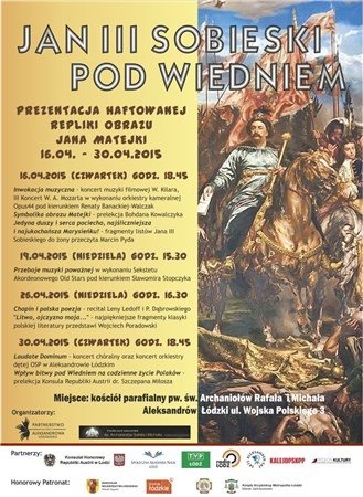 Sobieski pod Wiedniem w wersji haftowanej!