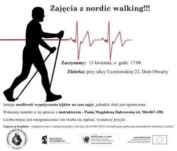 W kwietniu i w maju – nordic walking w Letnicy!