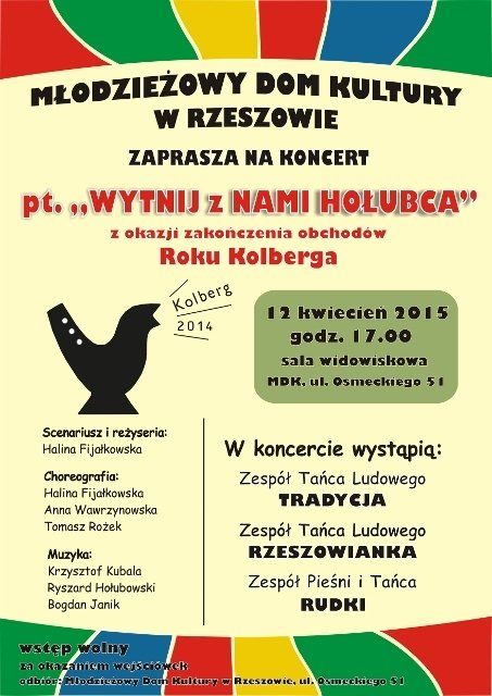 Wytnij z nami hołubca – koncert z okazji zakończenia Roku Kolberga. Rzeszów