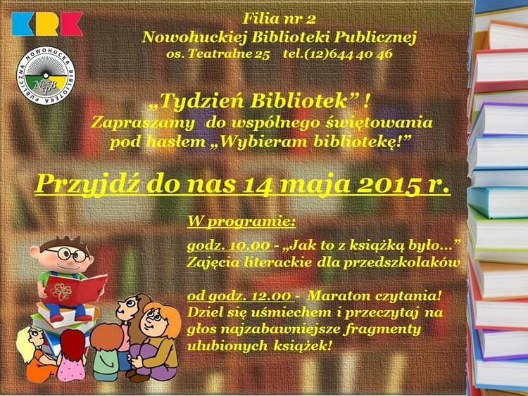 12. Tydzień Bibliotek w NhBP