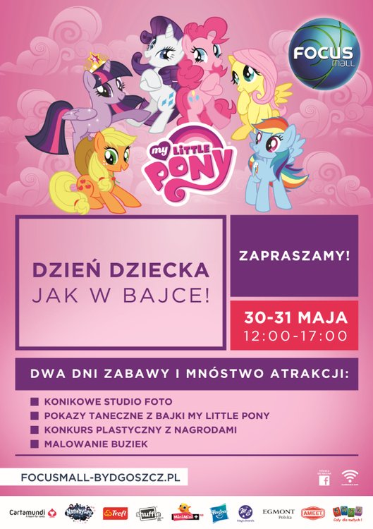 Dzień Dziecka jak w bajce z My Little Pony w Focus Mall Bydgoszcz