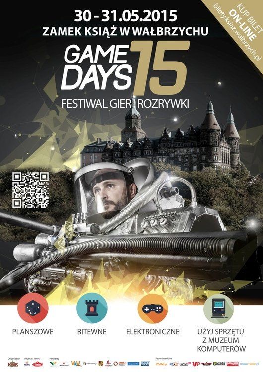 Festiwal Gier i Rozrywki GAME DAYS 2015 w Zamku Książ!