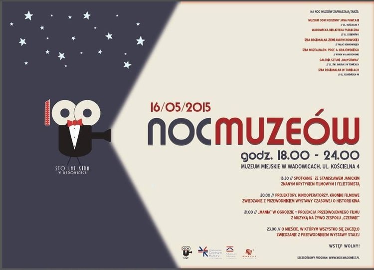 Noc Muzeów Ziemi Wadowickiej – 16 maja 2015