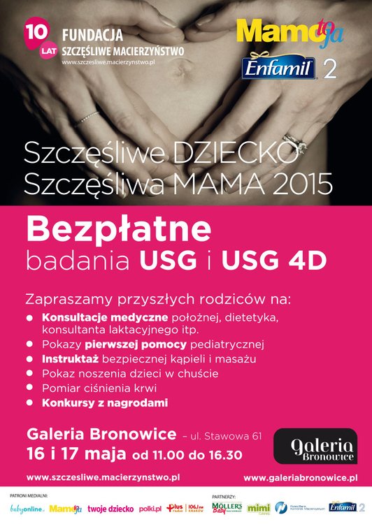 Szczęśliwe macierzyństwo – badania w Galerii Bronowice