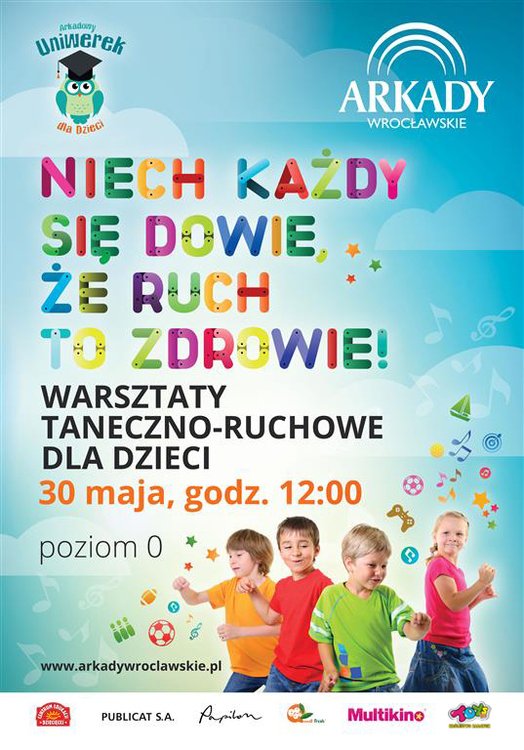 Taneczny i sportowy Dzień Dziecka w Arkadach Wrocławskich